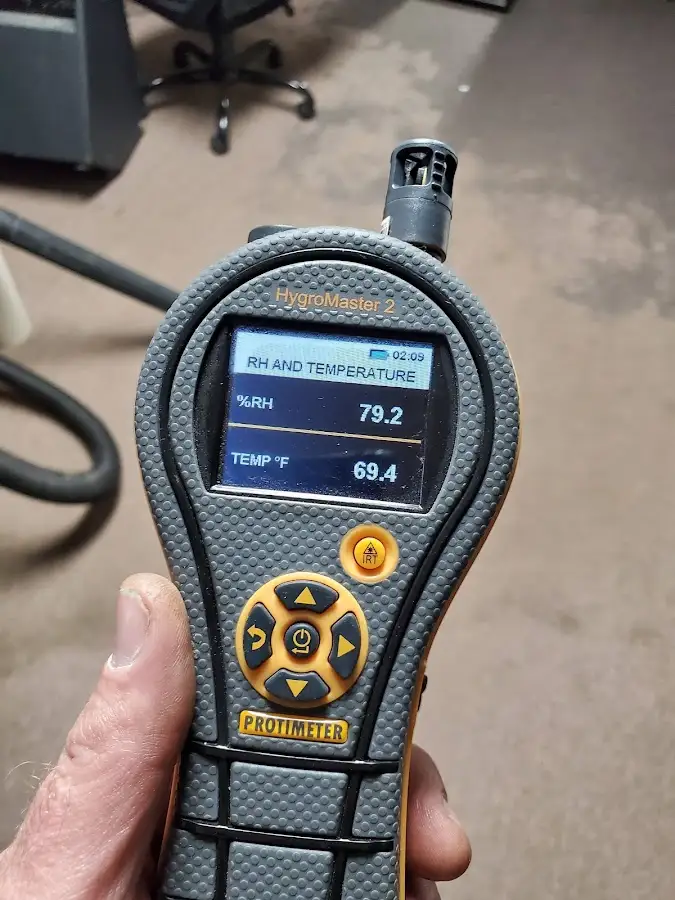 Moisture meter humidity assessment for Mold Remediation & Removal in Medulla